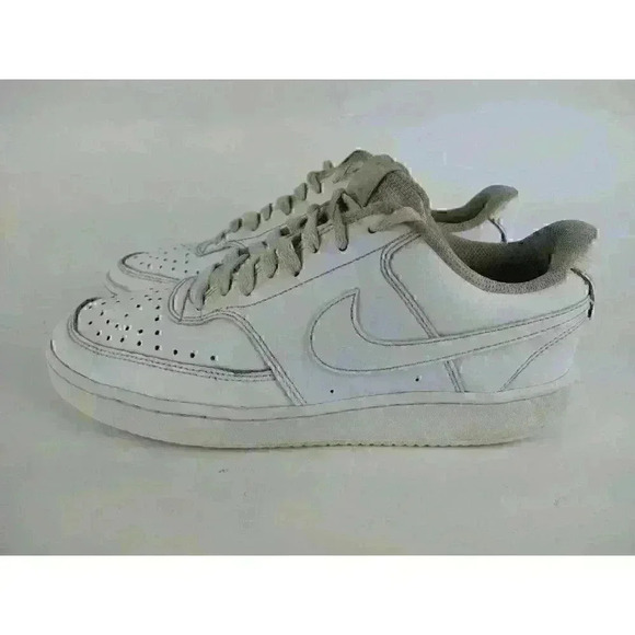 Nike Court Vision Low CD5434-100 Triple White AF1 Sneakers Shoes Womens Size 10 - Picture 2 of 11